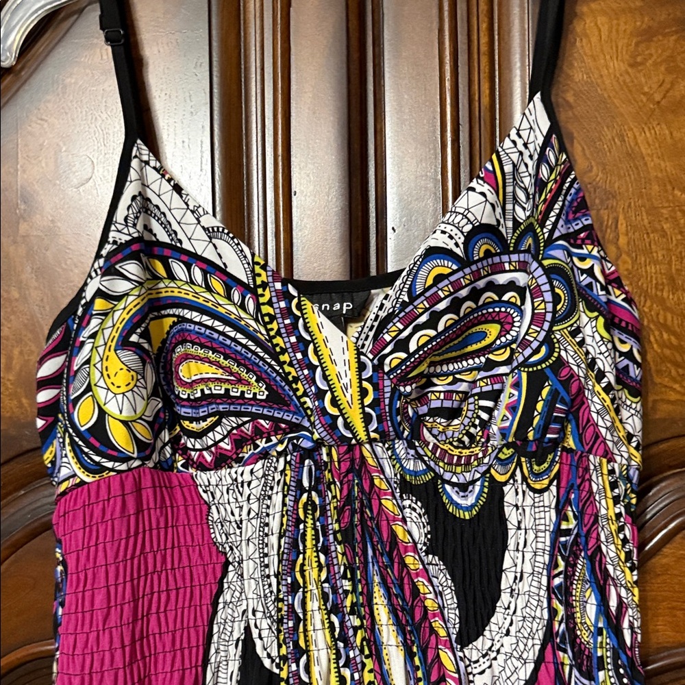 Snap Multicolor Paisley Camisole